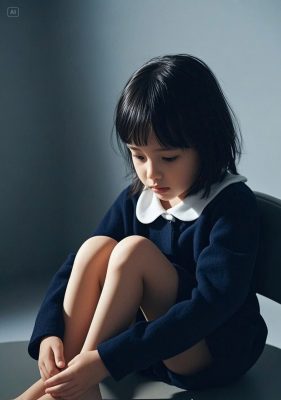 Symbolic image of inner child feeling abandoned